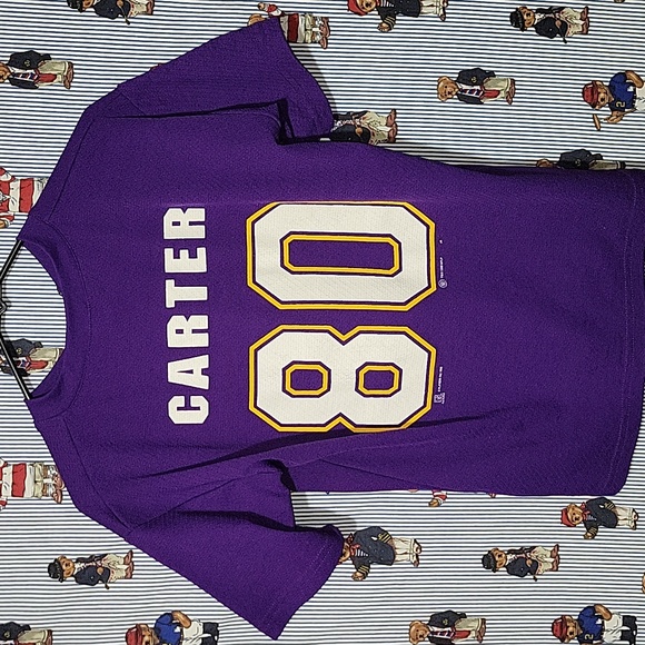 VTG 90S CARTER MN VIKINGS JERSEY 1998 NFLP - Picture 3 of 13
